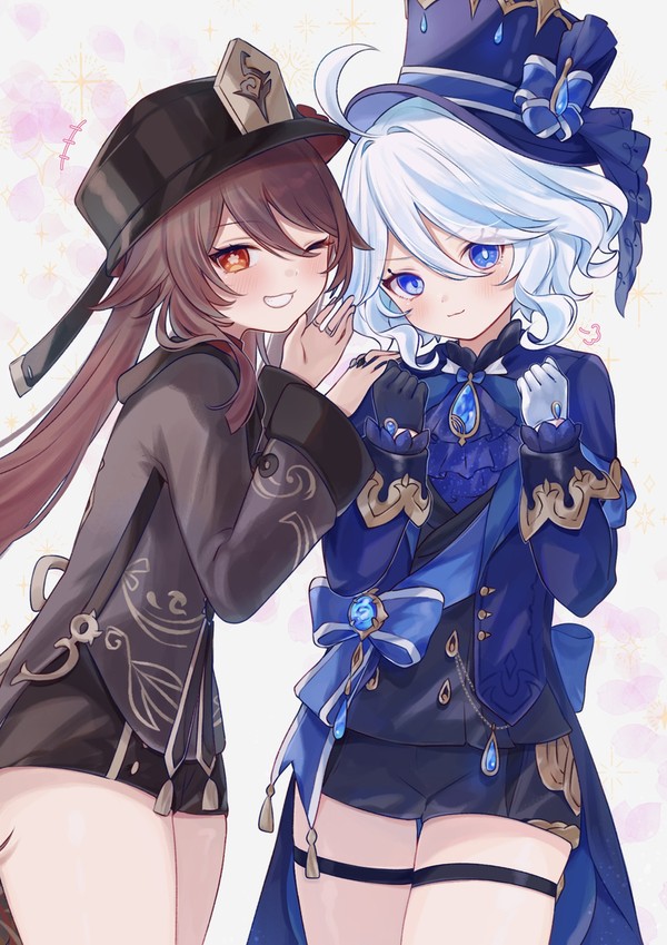 胡桃とフリーナ