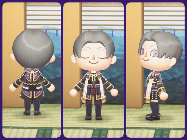 あつ森マイデザイン。刀剣乱舞〜へし切長谷部[極]戦闘服。