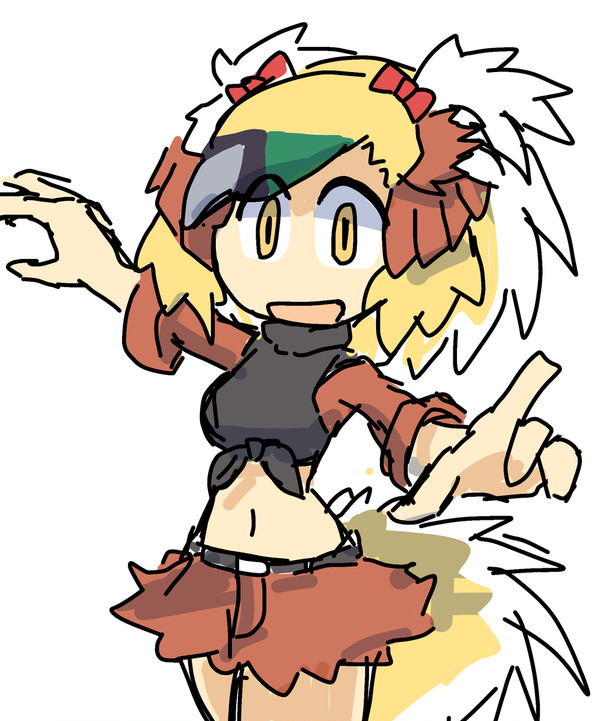 オオフウチョウさん落書き