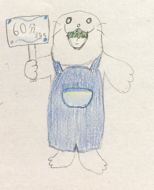 着ぐるみバイトメカクレお兄さん