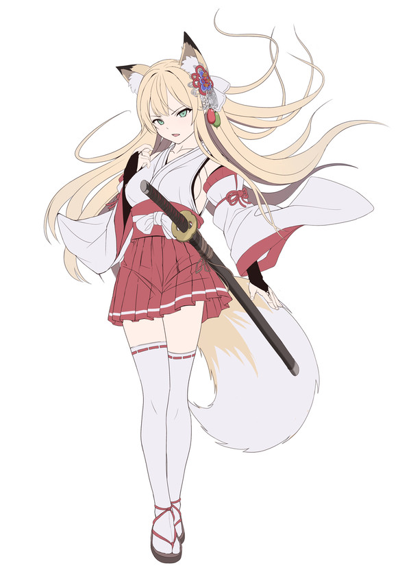 きつね巫女