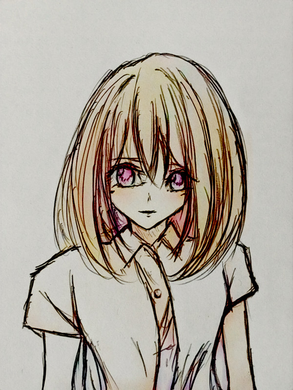初描き三角初華さん