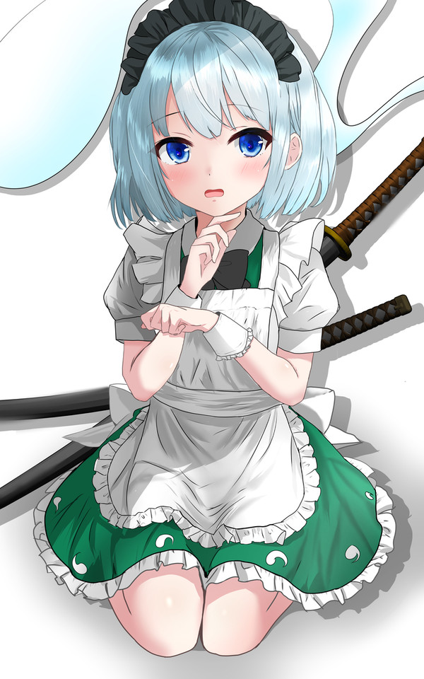 メイドエプロンの妖夢ちゃん
