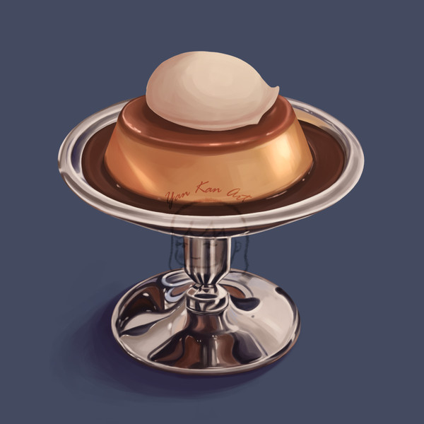 Shiny pudding