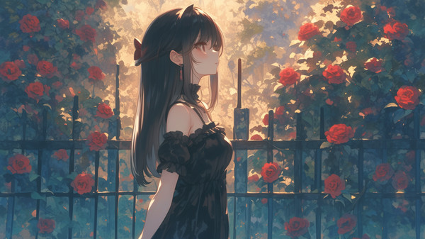 薔薇園です