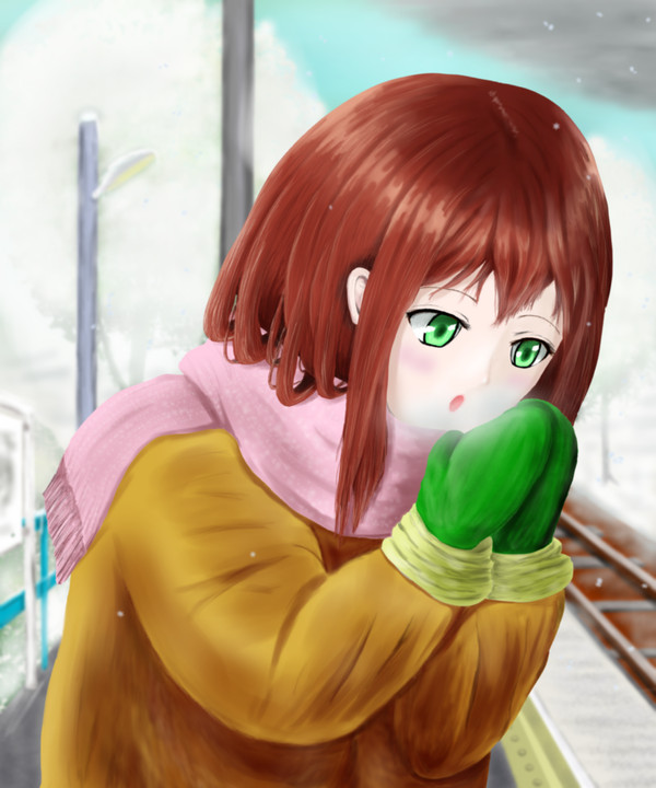 寒い冬のもこもこ