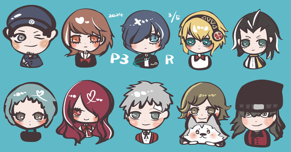 P3R最高でした…約束の日に描きました。
