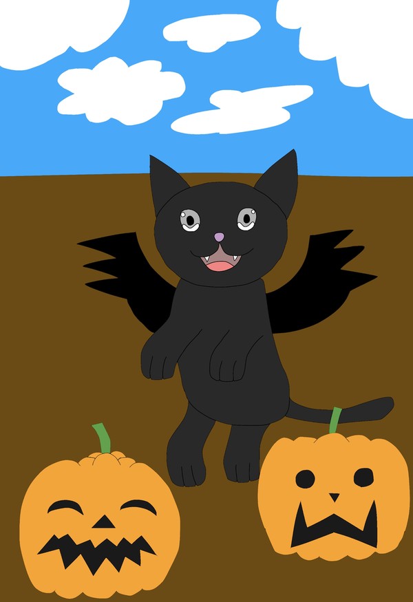 ハロウィンに登場する猫