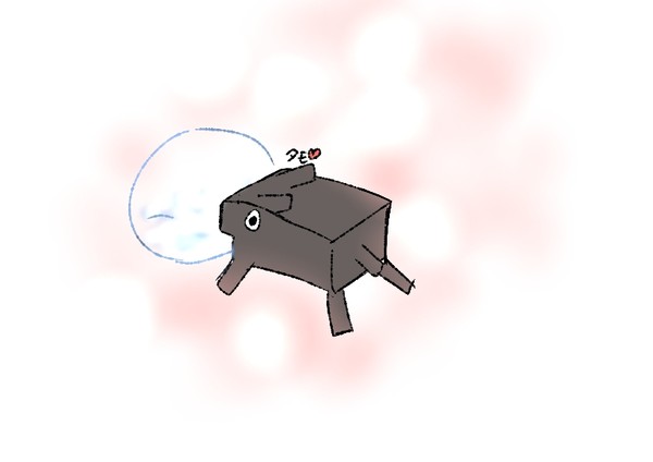 ケサパサとたもんちゃん