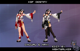 Chizuru & Maki costume KOF WORLD