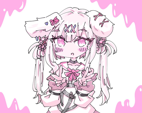 兎彷魂あみゅちゃん＋透過