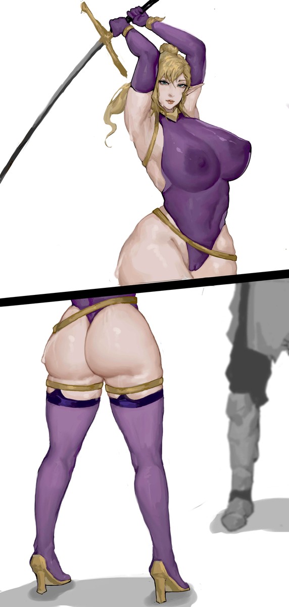 Elf Swordmistress (Commission)