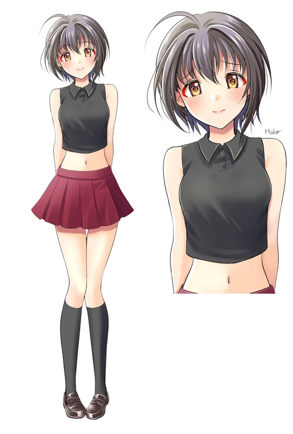 【リクエスト】こっひのへそ出しミニスカコーデ