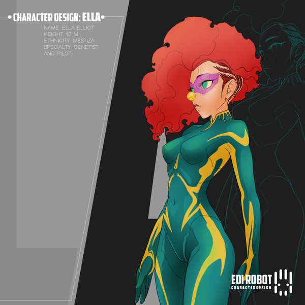 character sheet OC - ELLA