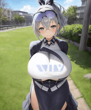 銀狼 膨乳