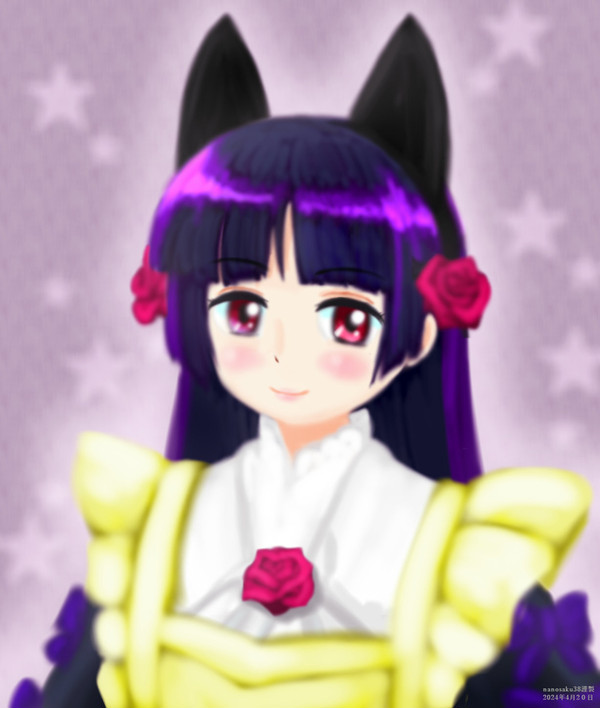 【生誕祭遅刻】久々に黒猫を描いてみた！