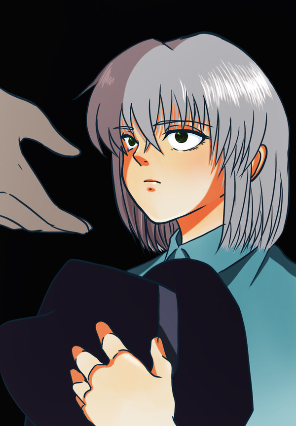 黒に染まる