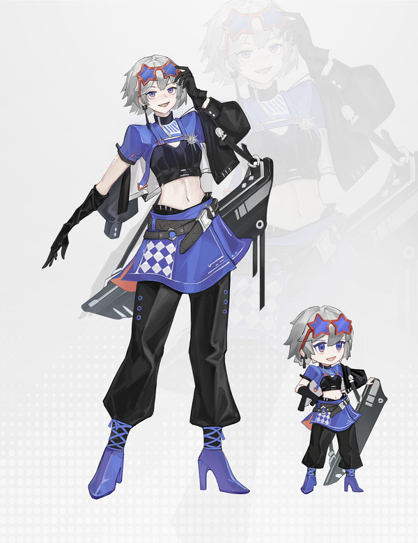 现代风少女