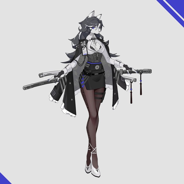摸一个狼姐