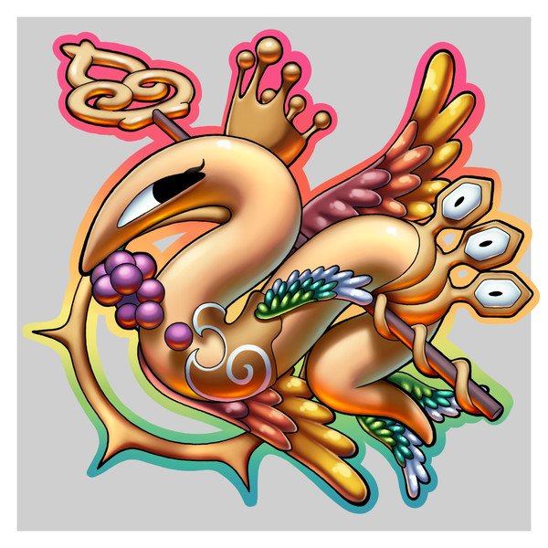羽毛蛇天使 Feathered serpent angel