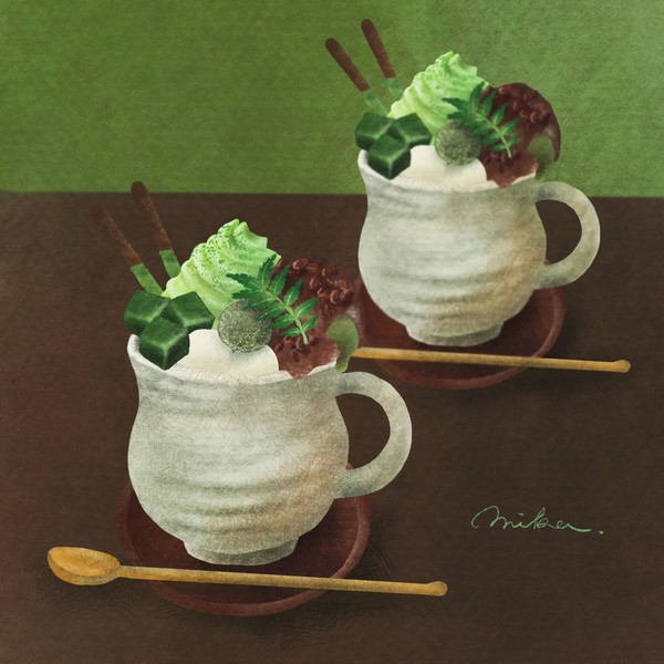 抹茶パフェ