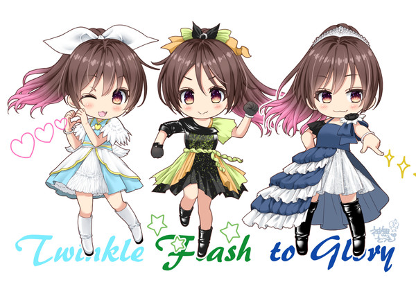 KOTOKO LIVE　フラワースタンド企画イラスト