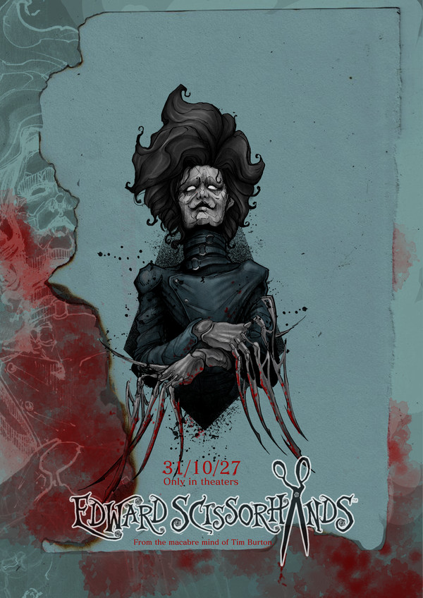 fan poster EDWARD-SCISSORHANDS