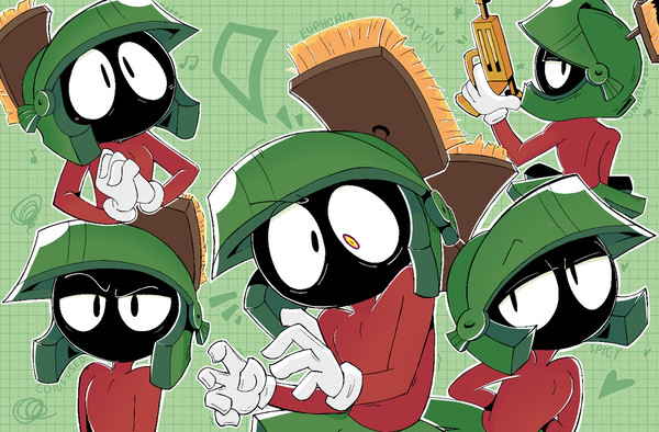 Just Marvin The Martian Doodles