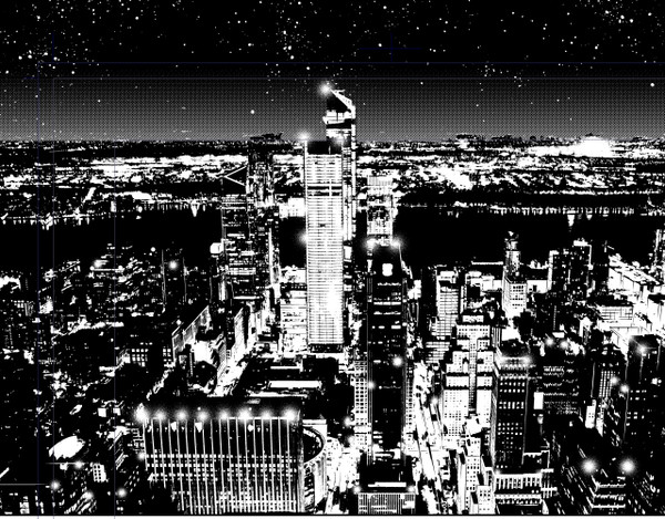 ニューヨークの夜景 Night view of New York