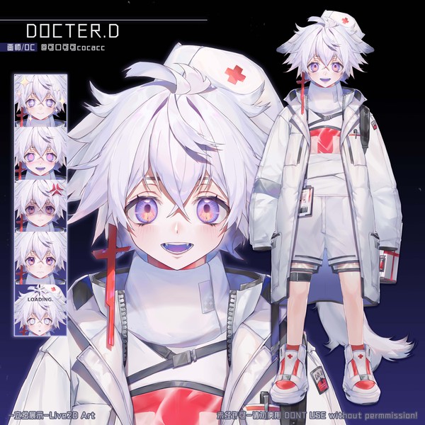 【LIVE2D/OC】DOCTER.D(TEENAGE VER)