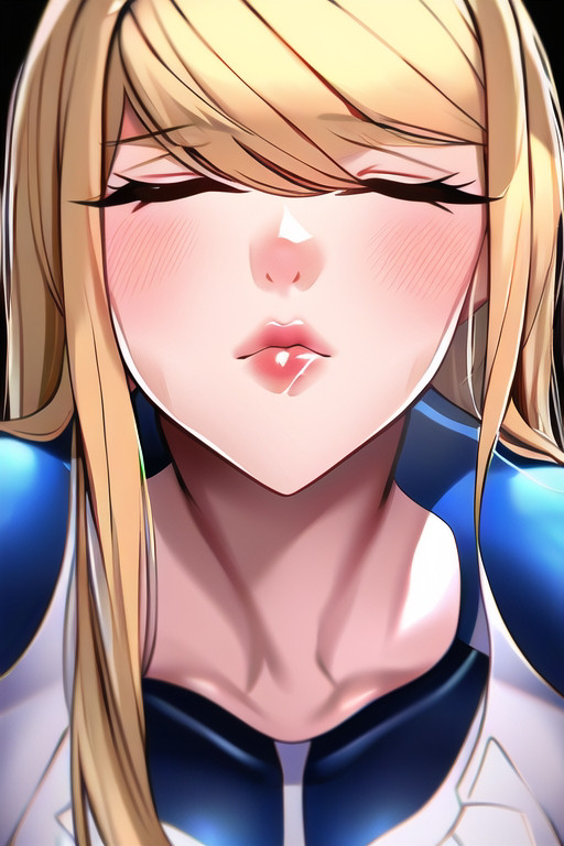 samus kissing face