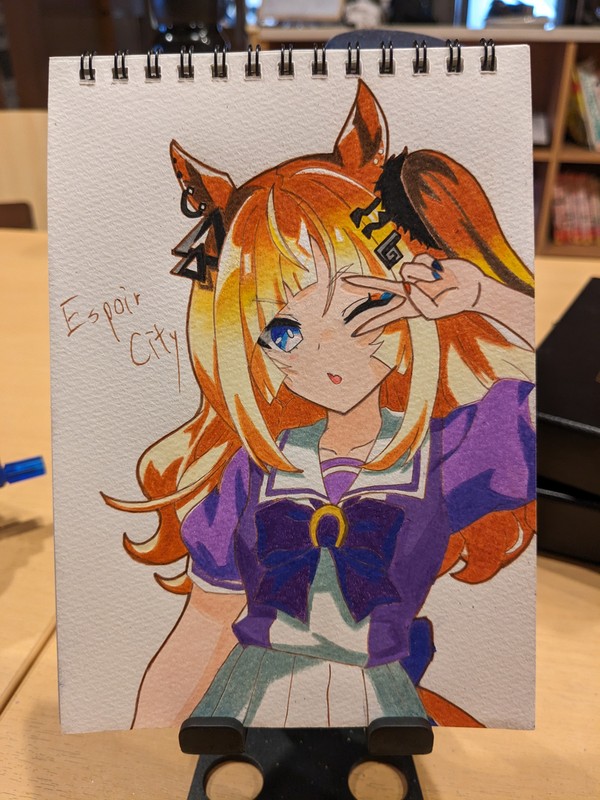 アナログ絵《エスポワールシチー》