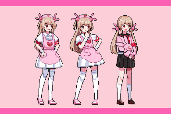 名取さな待機モーションみたいなもの