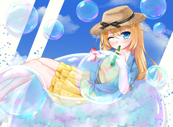 【よその子】私とシャボン玉で遊ばない？