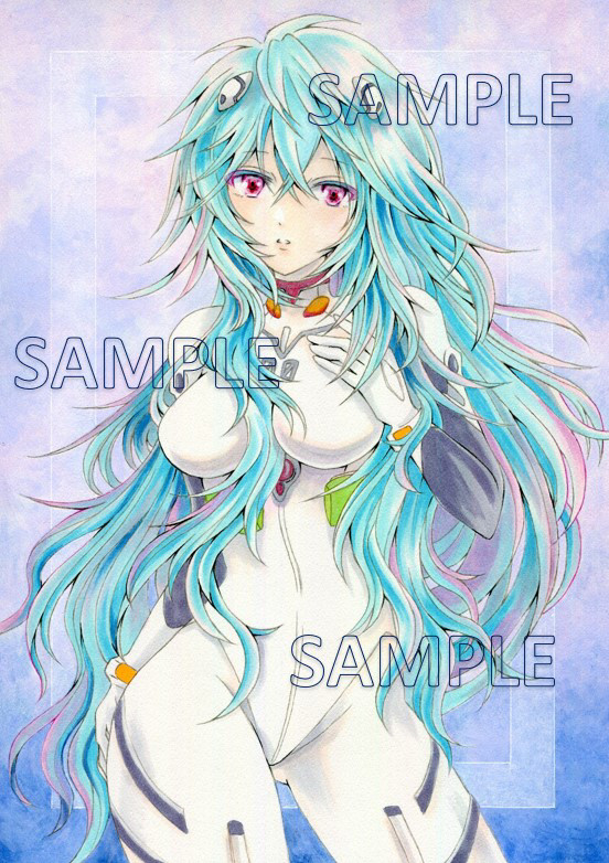 手描き イラスト 「綾波レイ」 シン・エヴァンゲリオン劇場版