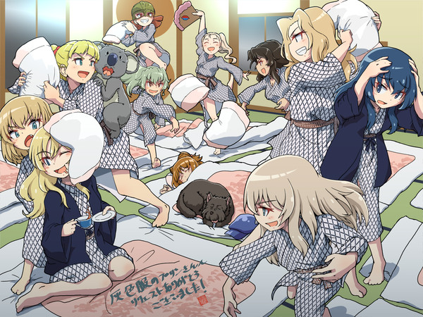 枕投げ・ウォー！