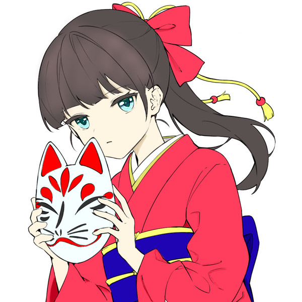 和風の女の子