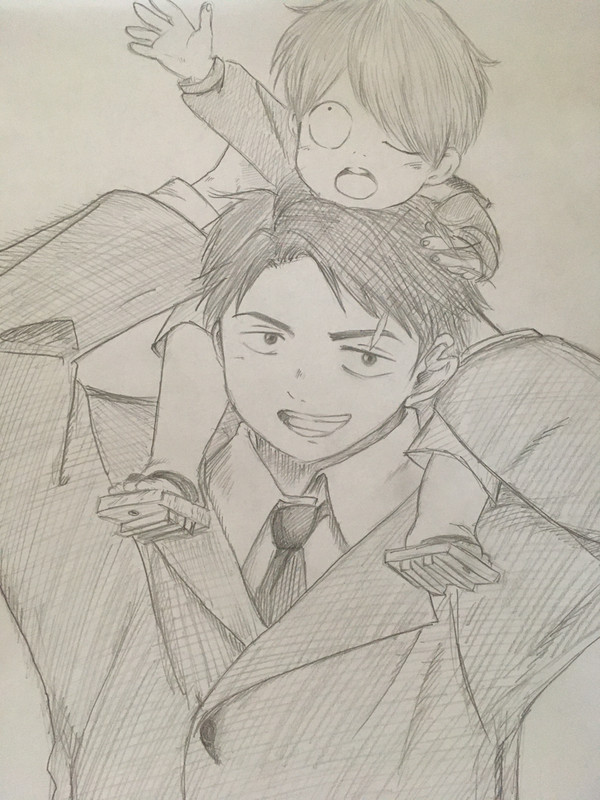 水木とちび鬼太郎