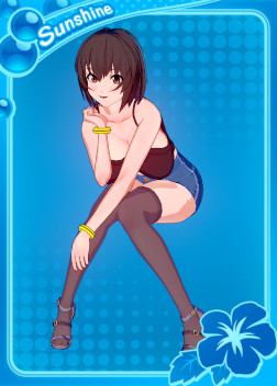 キャラ配布健康的な感じの娘さん