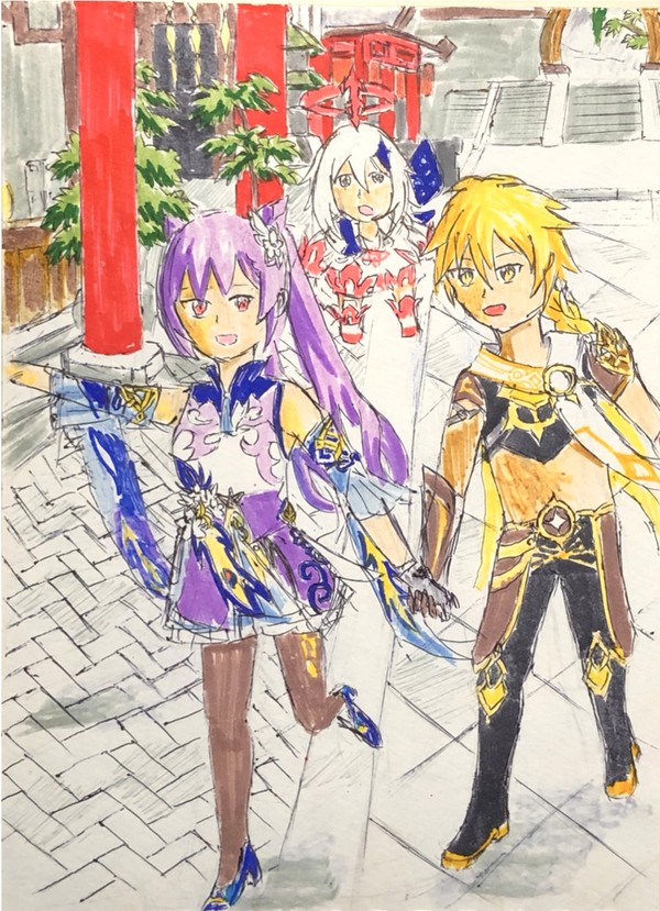 璃月でのデート的な
