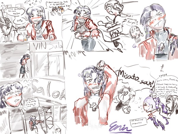 Drunk Misato incident