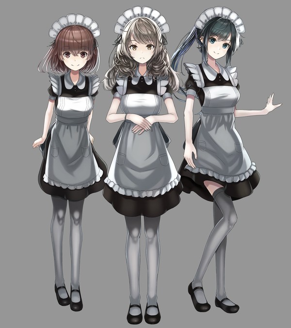 立ち絵メイド差分