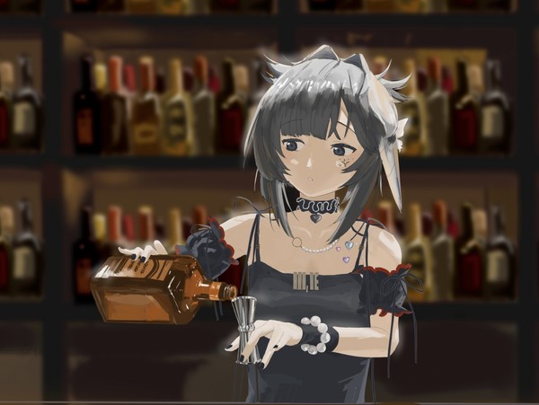 羽毛笔调酒