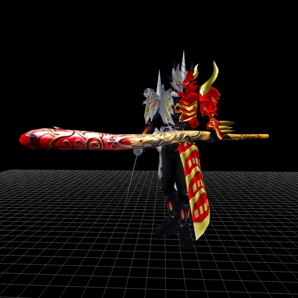 仮面ライダートレード3式 3d model