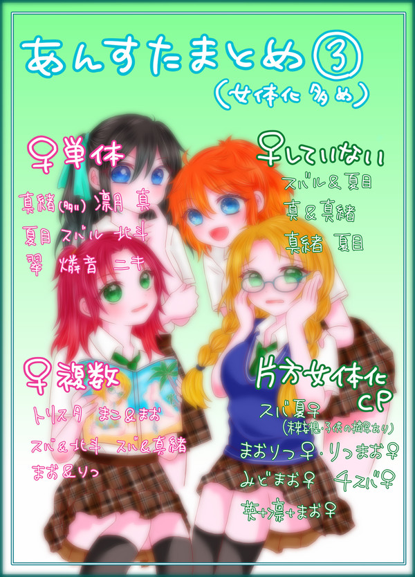 あんすたまとめ③(ほぼ女体化)