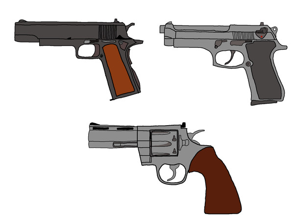 好きな拳銃たち