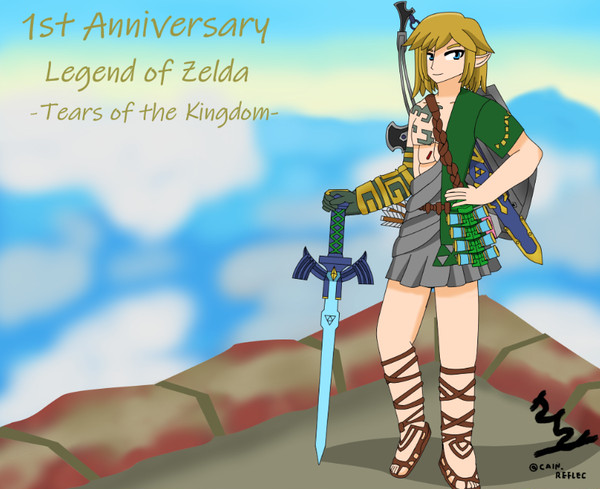 ティアキン1周年記念イラストとか