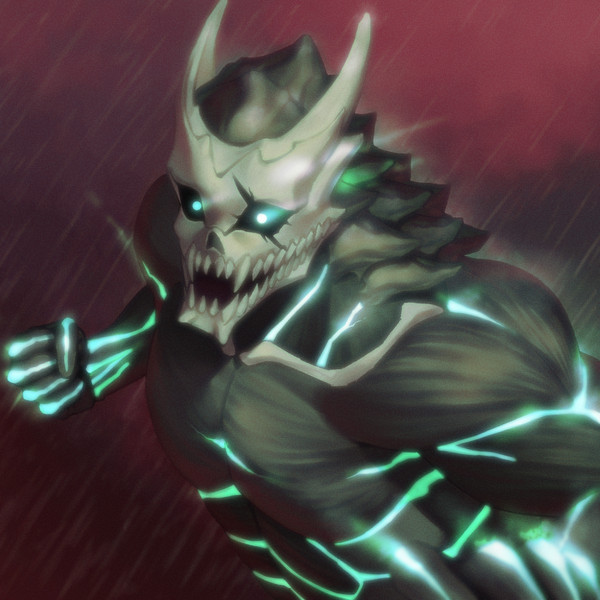 kaiju No.8 in Blood rain.