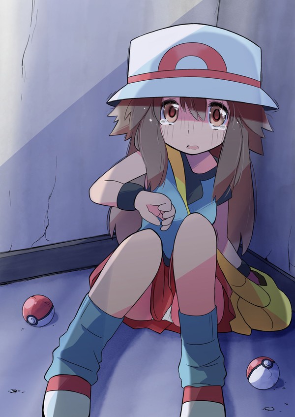 ロケット団のアジトで負けてしまったリーフちゃん