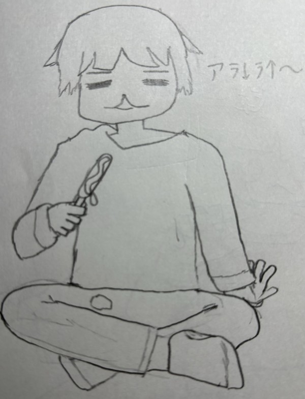ケチャップこぼすフランクくん